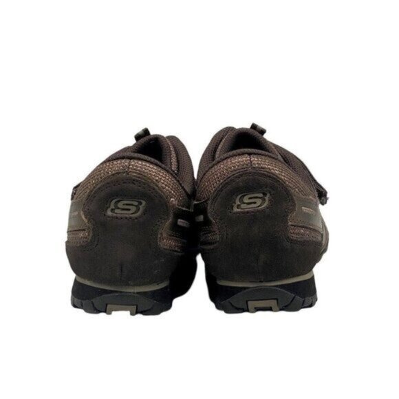 Skechers Sassies Levity Leather & Fabric Suede Hook Loop Closure Sneakers Size 8 - Picture 5 of 9